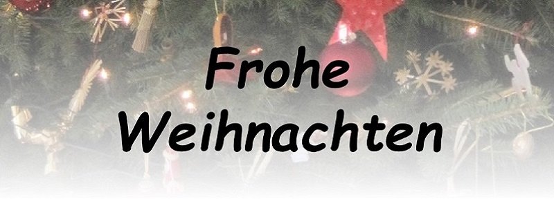 Frohe Weihnachten 2018